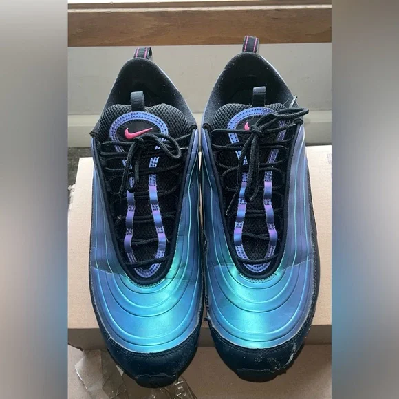 ✳️Nike Air Max ‘97 (Black/Fushia/Grey), Men’s Size 12 / Women’s Size 13.5✳️ - Picture 3 of 12